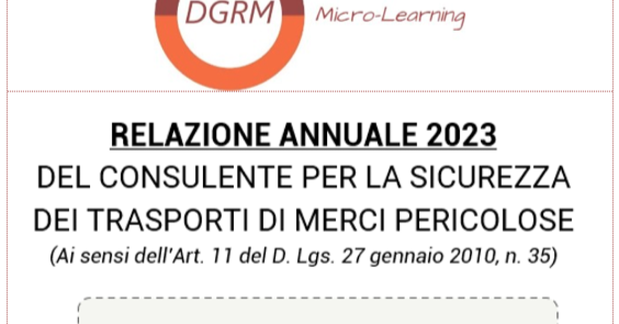 Relazione annuale